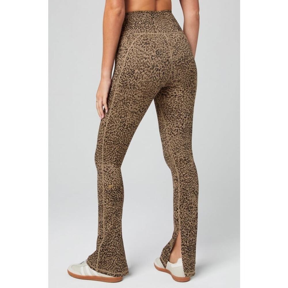 Fabletics Define Power Hold Split Hem Legging Dark Micro Spot SOLD OUT Size XL